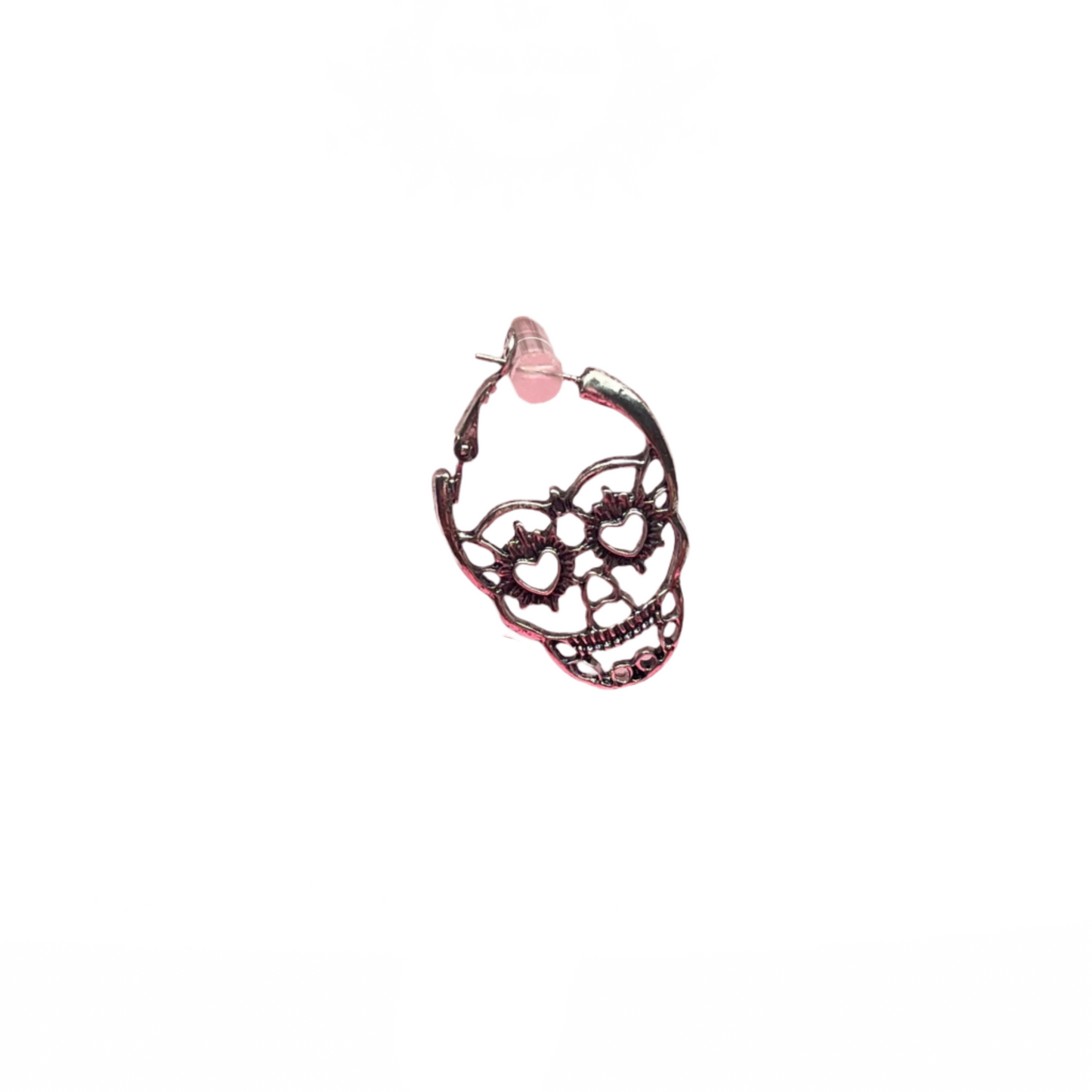 Skull Hoop Earrings