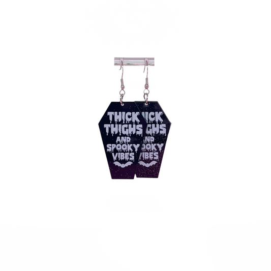 Coffin Earrings