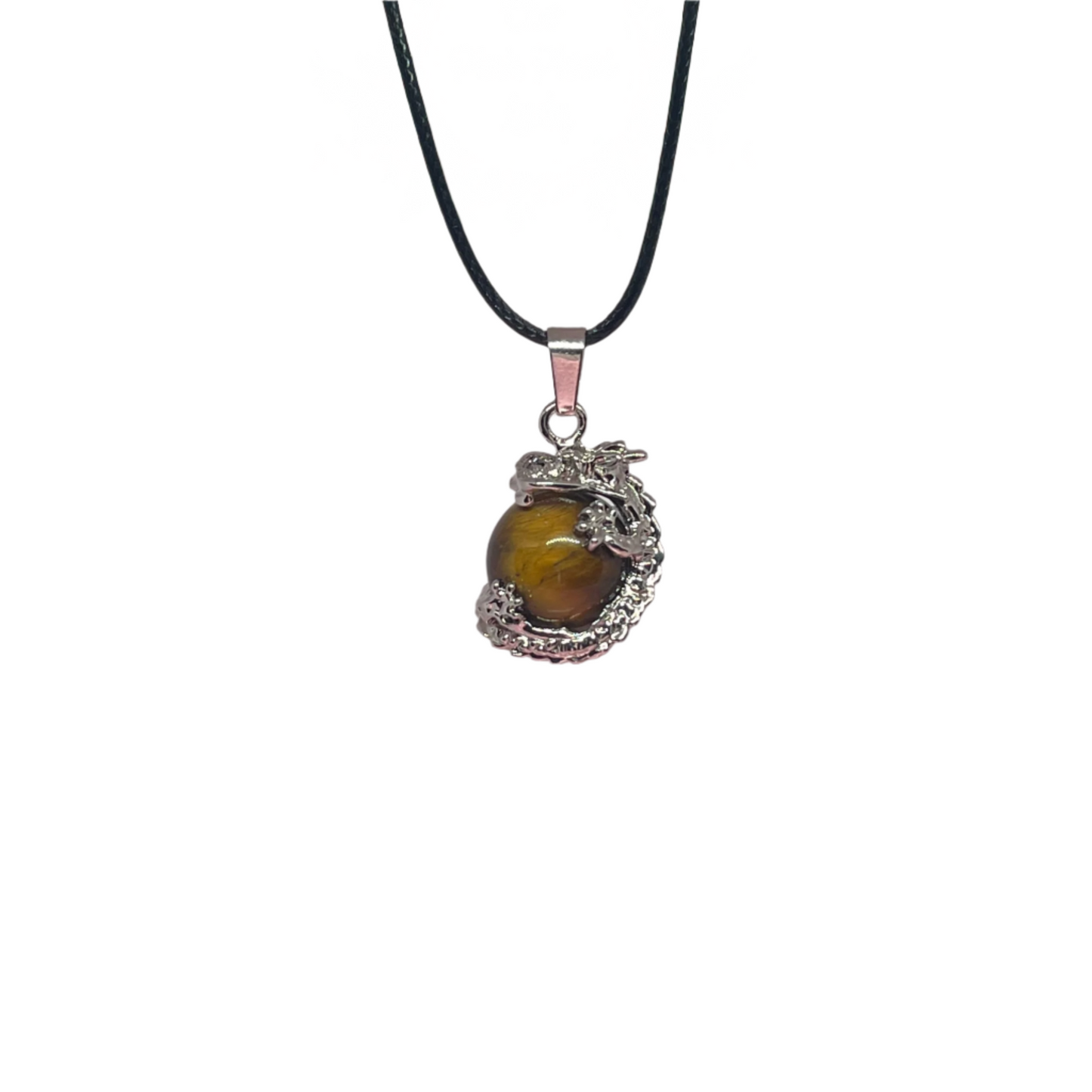 Tiger Eye Dragon Necklace