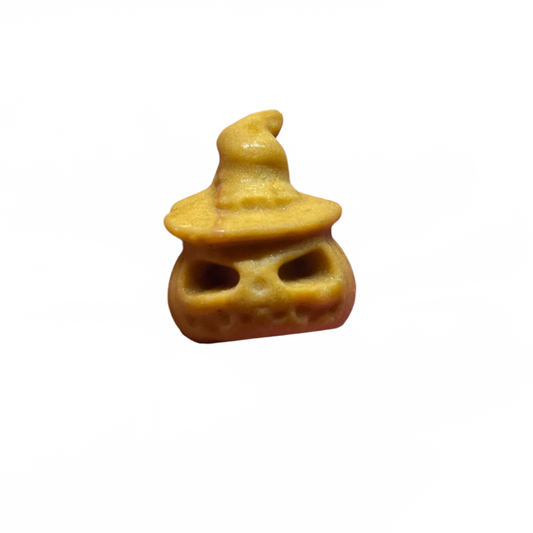 Yellow Jasper Witchy Pumpkin