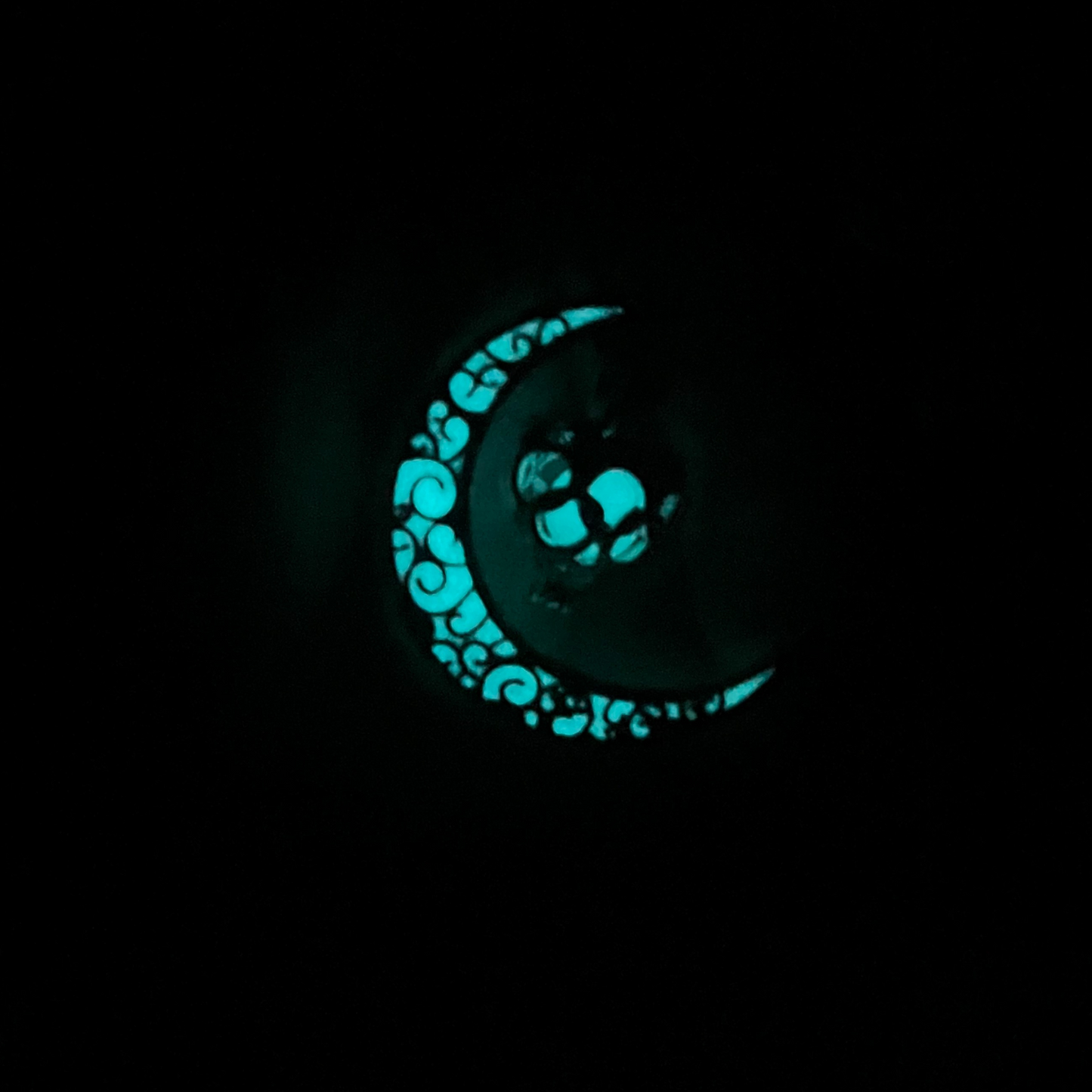 Glow in The Dark Moon Necklace