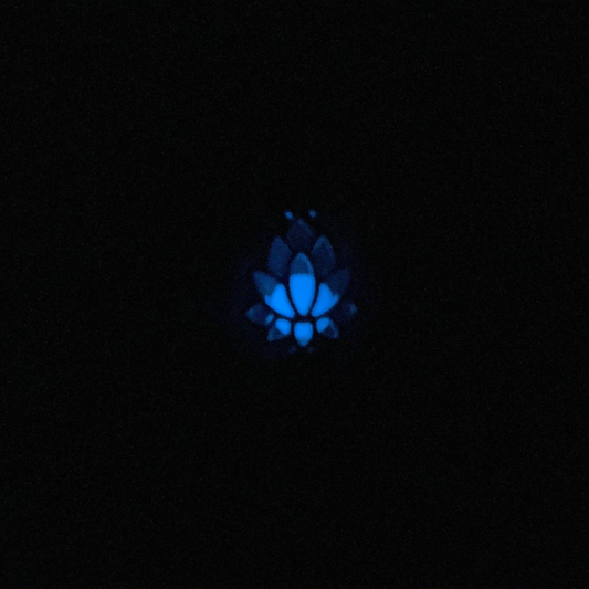 Glow in The Dark Lotus Necklace