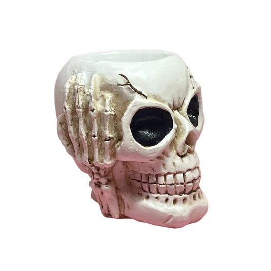 Hear No Evil Skull Pot