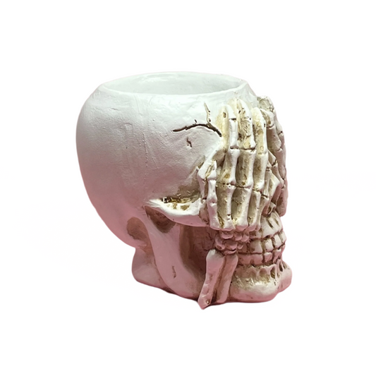See No Evil Skull Pot