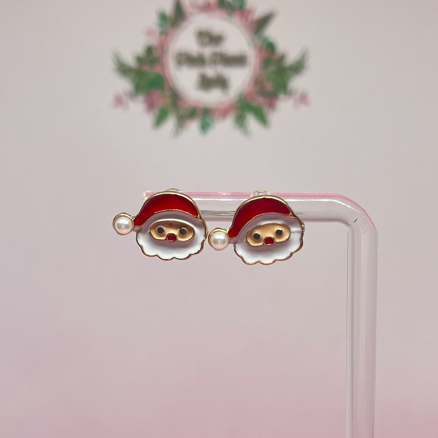 Santa Clause Stud Earrings