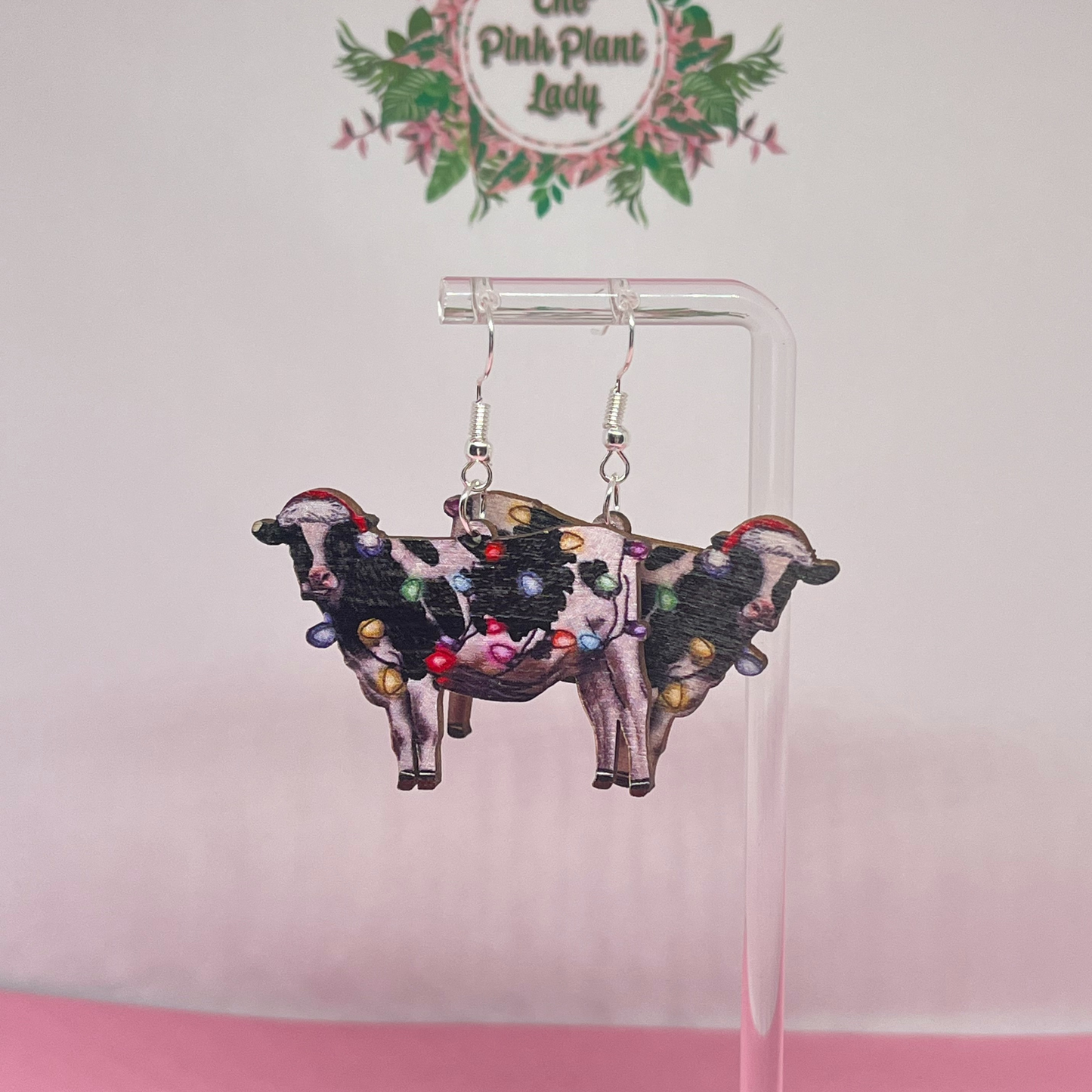 Festive Cow Earrings