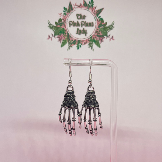 Skeleton Hand Earrings