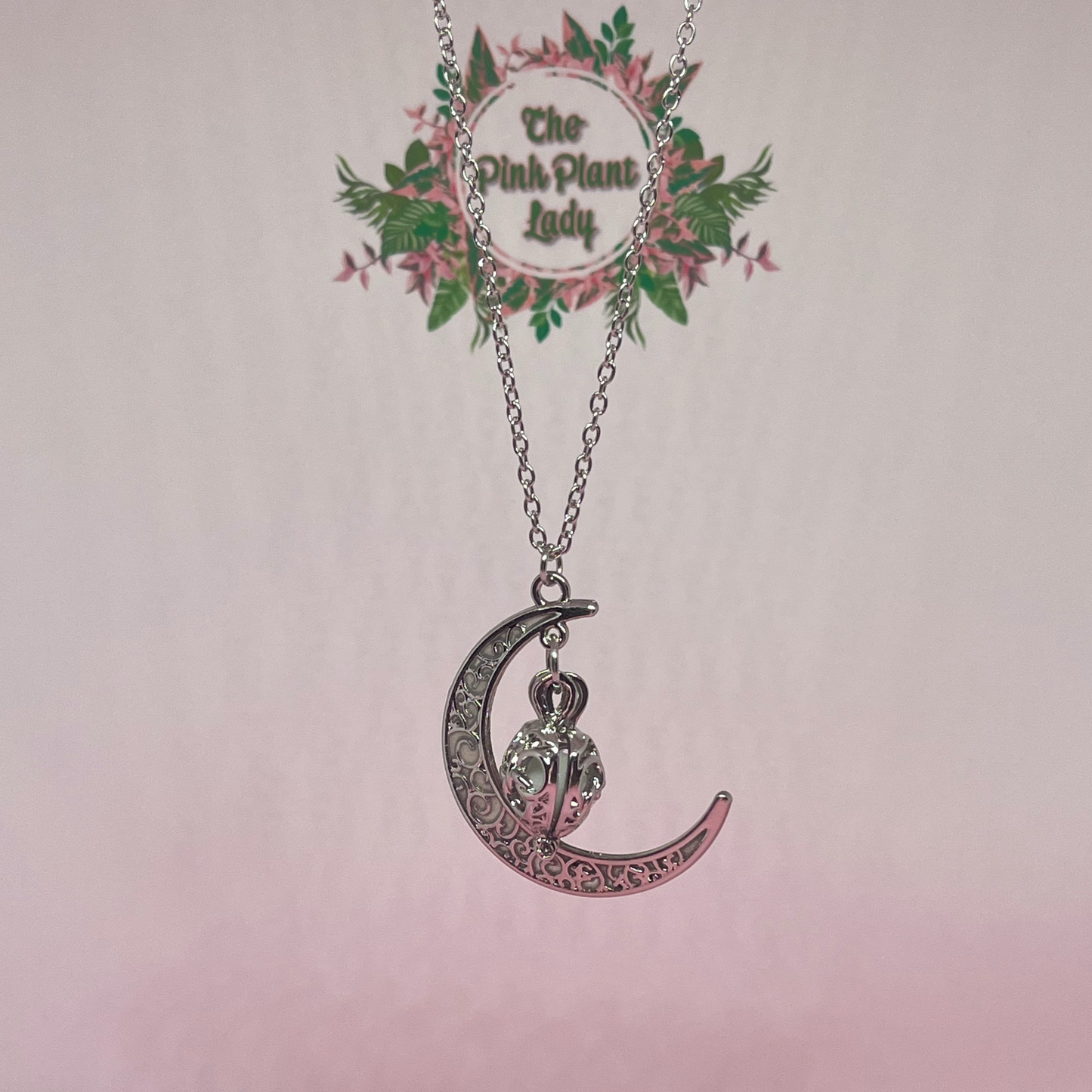 Glow in The Dark Moon Necklace