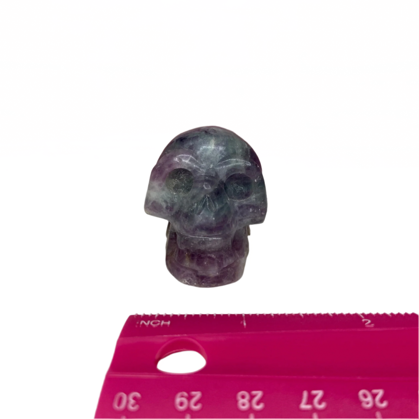 Rainbow Fluorite Skull