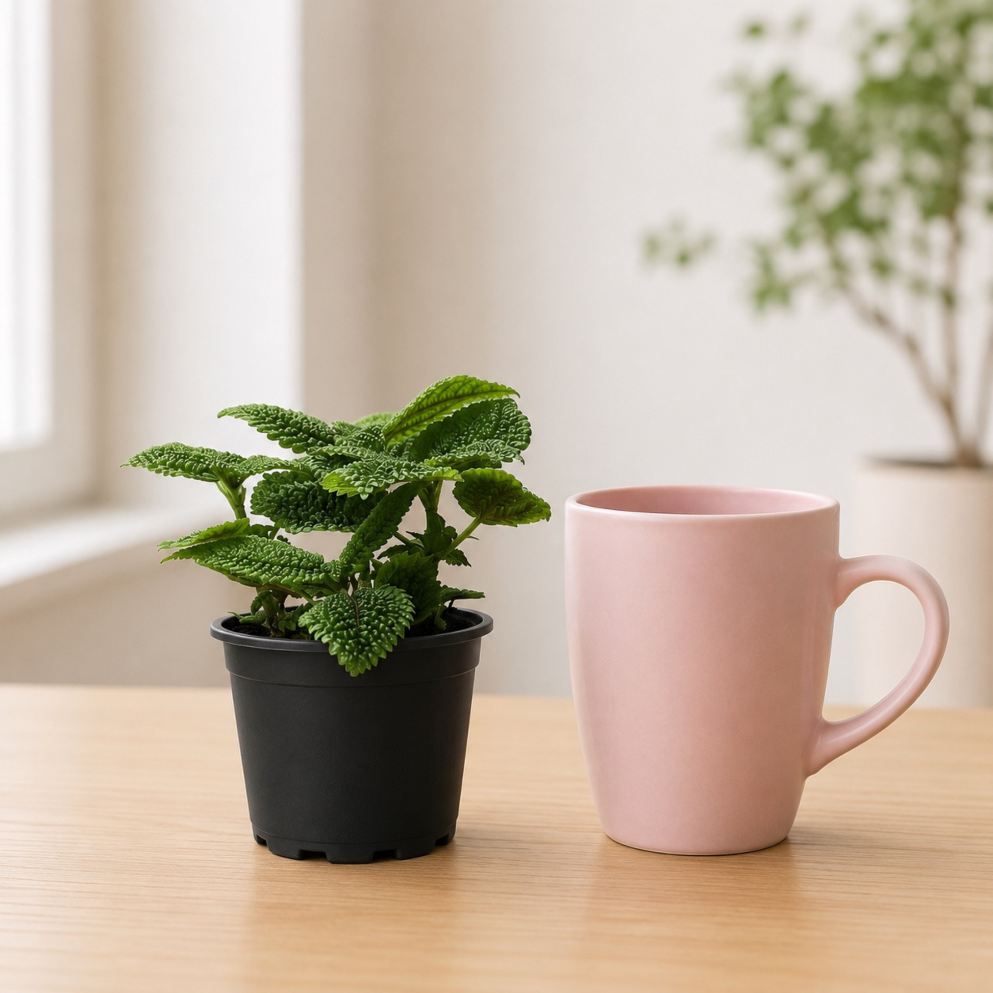 Pilea mollis Moon Valley plant with bright textured crinkled green leaves and deep veining