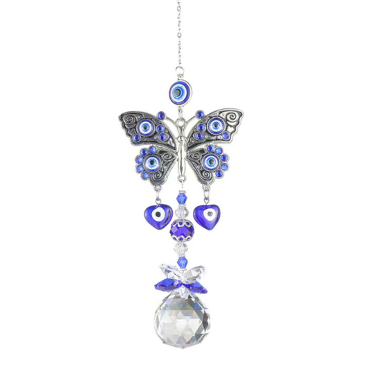 Butterfly Evil Eye Suncatcher
