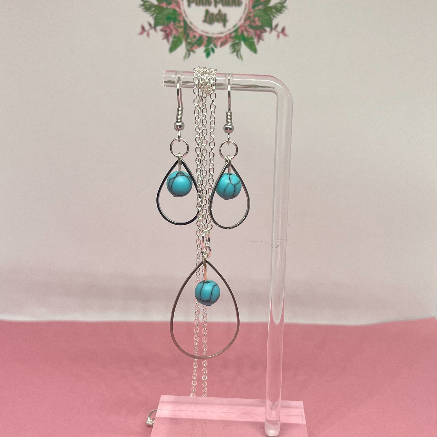 Handmade Earrings & Necklace Set