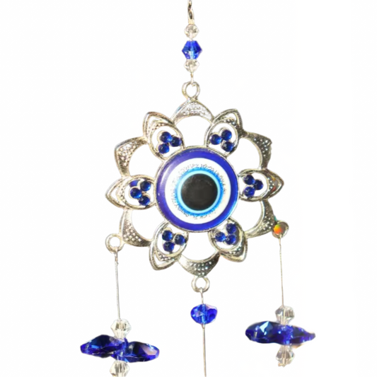 Flower Evil Eye Suncatcher