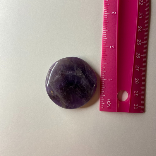 Amethyst Cookie Palm Stone