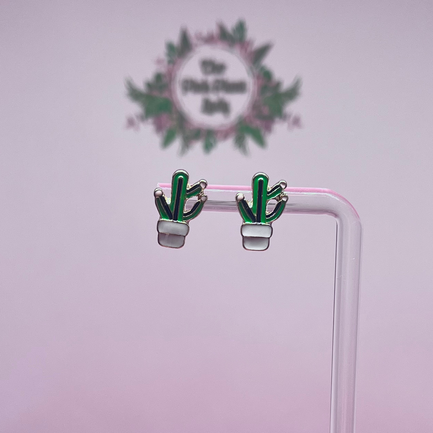 Cactus Stud Earrings