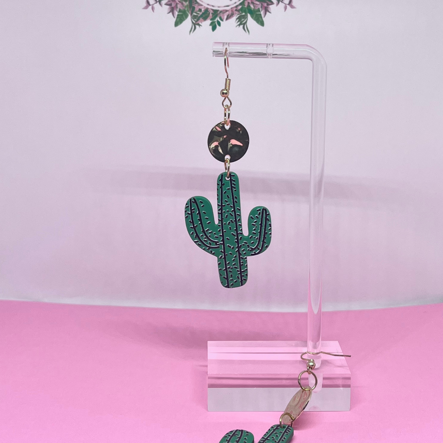 Cactus Dangle Earrings