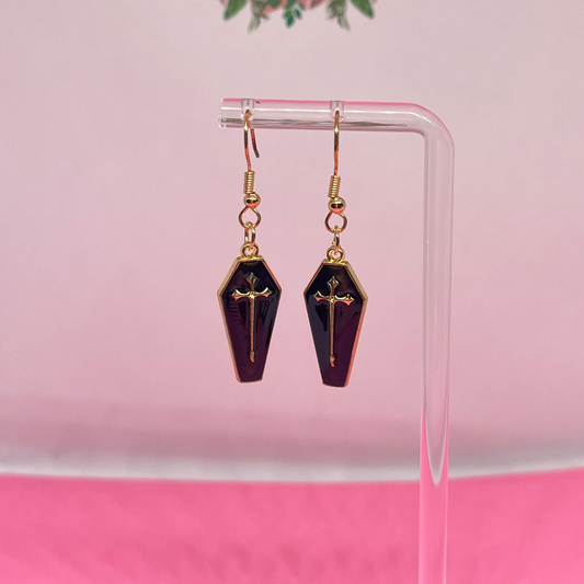 Coffin Earrings