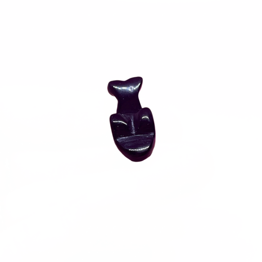 Obsidian Dolphin Carving