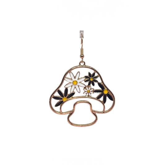 Flower Mushroom Earrings