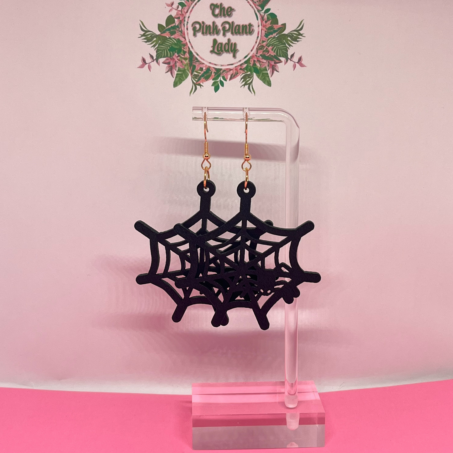 Spider Web Earrings