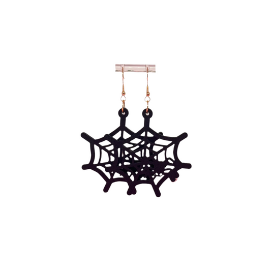 Spider Web Earrings