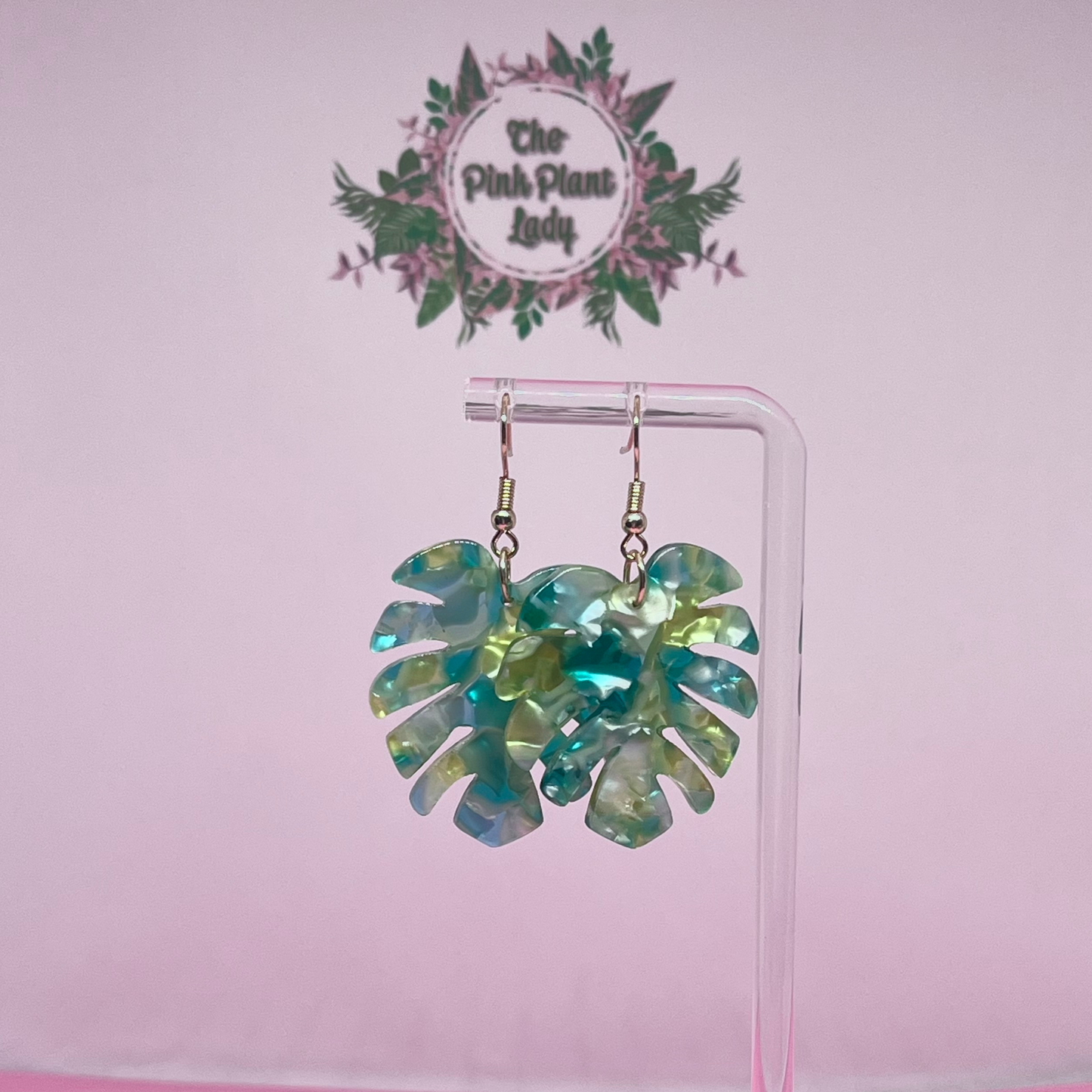 Monstera Leaf Earrings