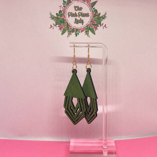 Green Earrings