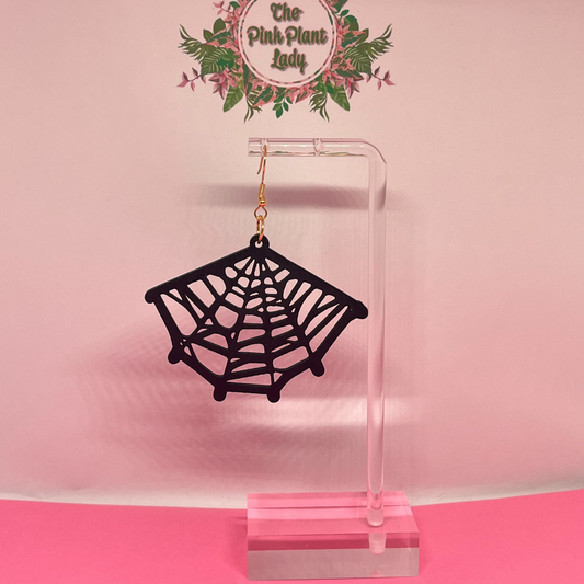 Spider Web Earrings