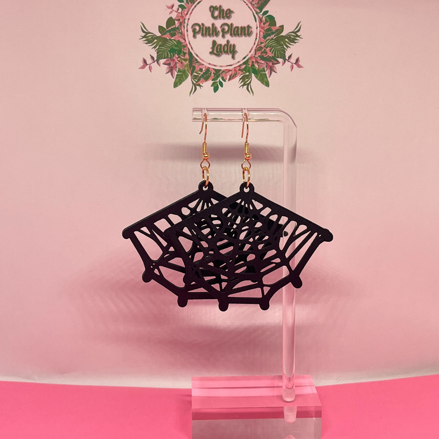 Spider Web Earrings