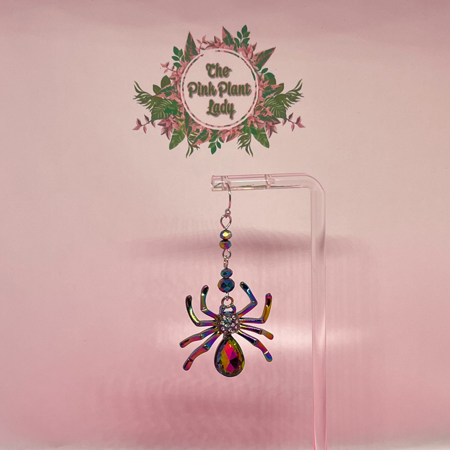 Jeweled Spider Earrings