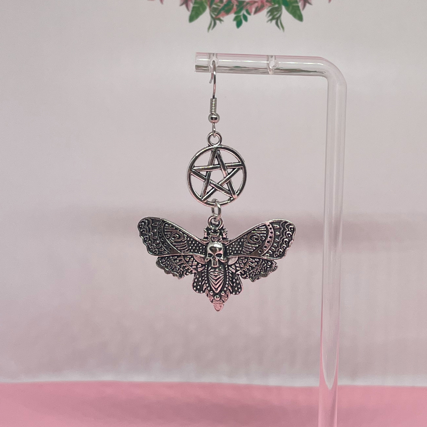 Death Moth Earrings