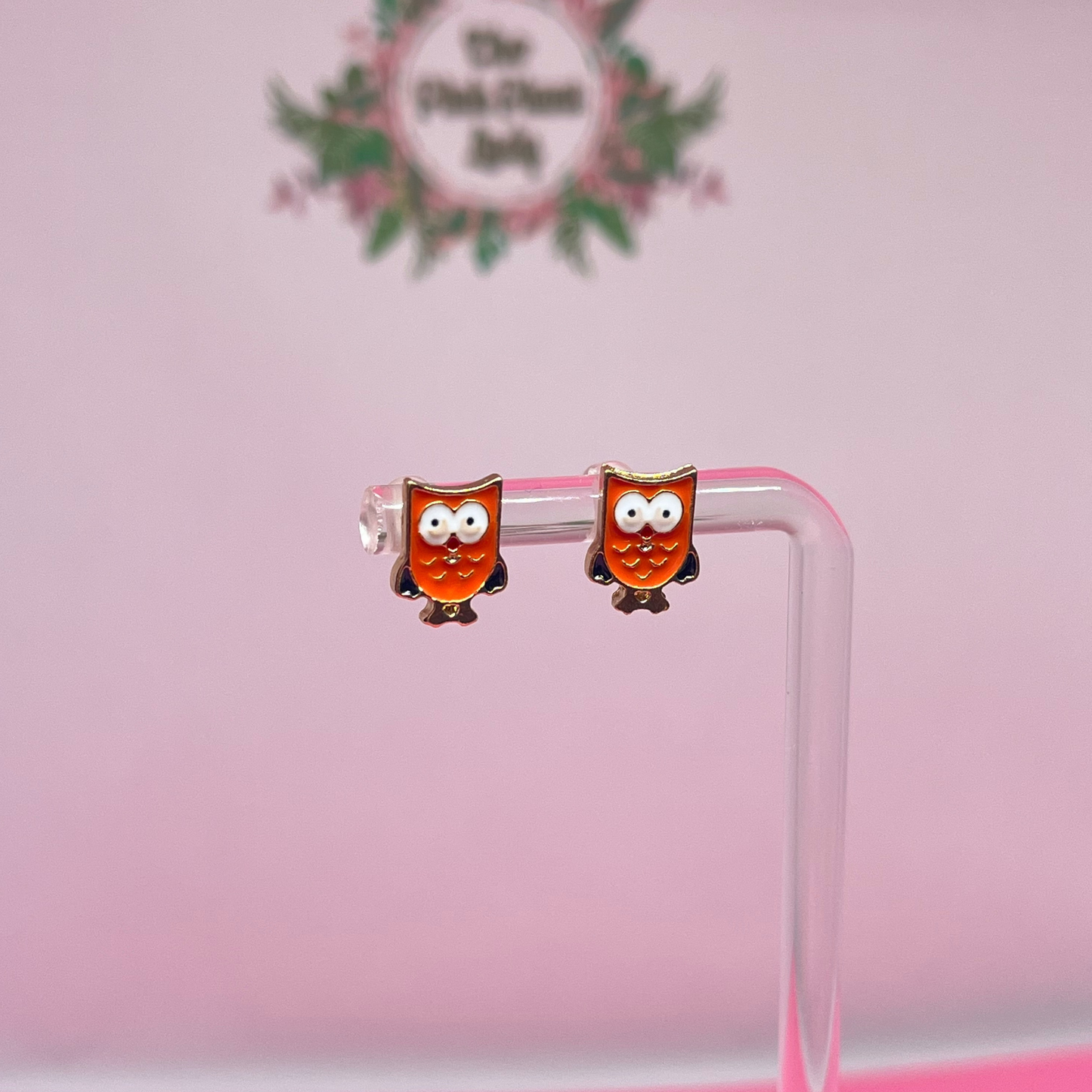 Owl Stud Earrings