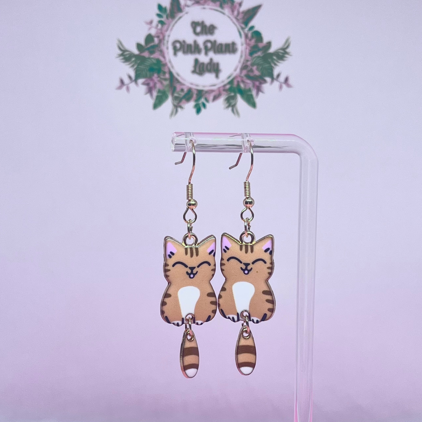 Cat Dangle Earrings