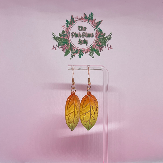 Dangle Leaf Earrings