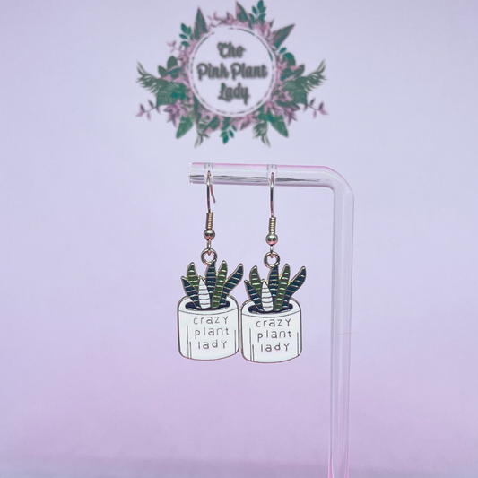 Crazy Plant Lady Earrings