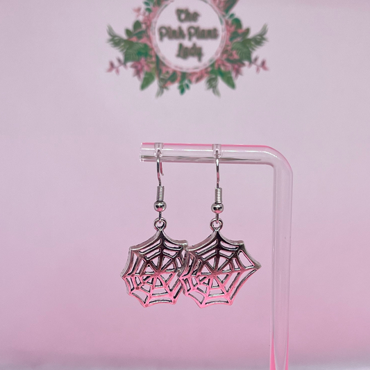 Spider Web Earrings