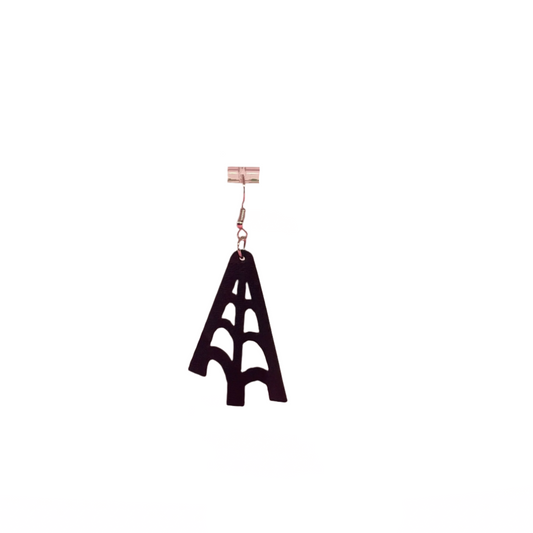 Faux Leather Earrings
