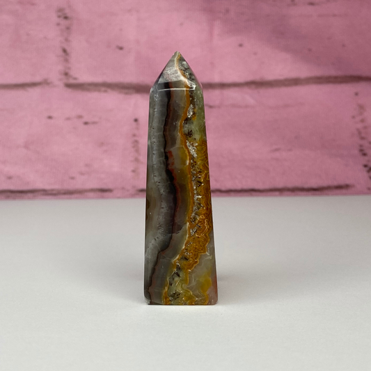 Agate With Jasper Tower